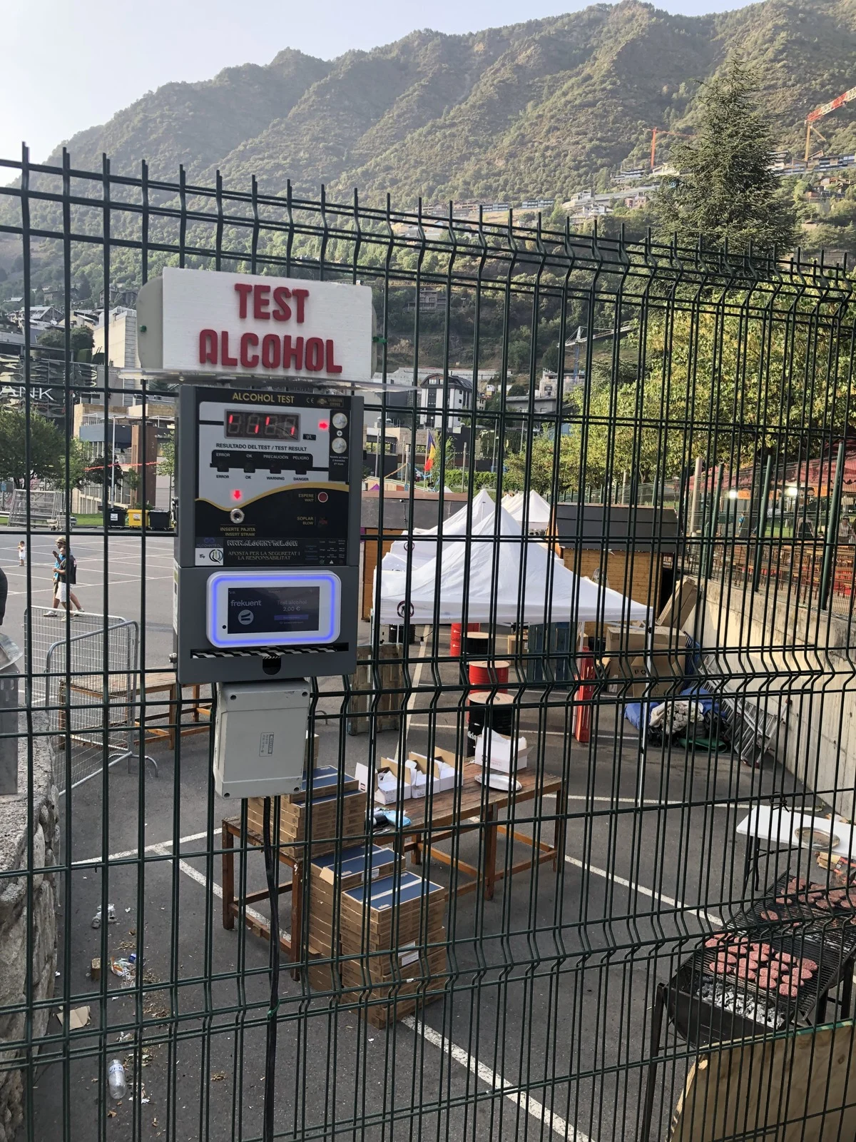 Alcoholímetre a la Festa Major d’Escaldes-Engordany