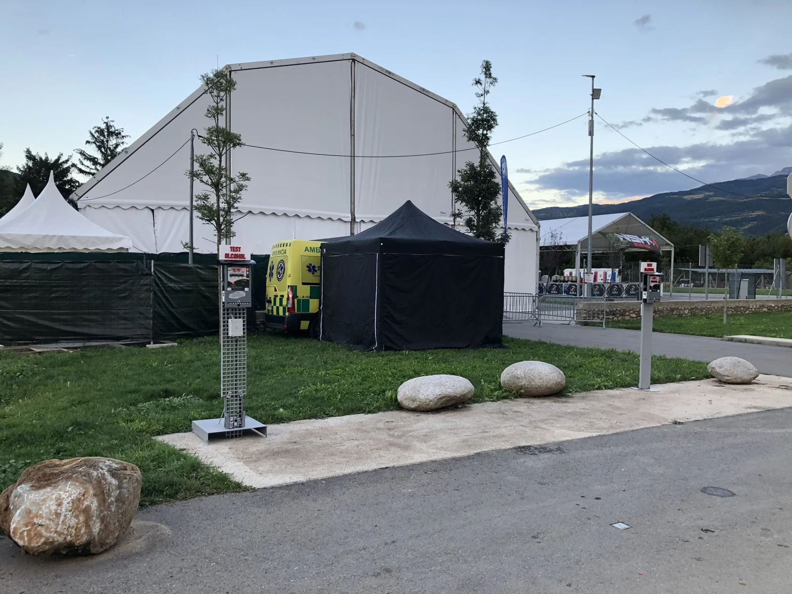 L’alcoholímetre integrat al recinte de la Festa Major de la Seu d’Urgell